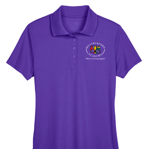 Weatherford Academy Woman's Uniform Polo Short Sleeve